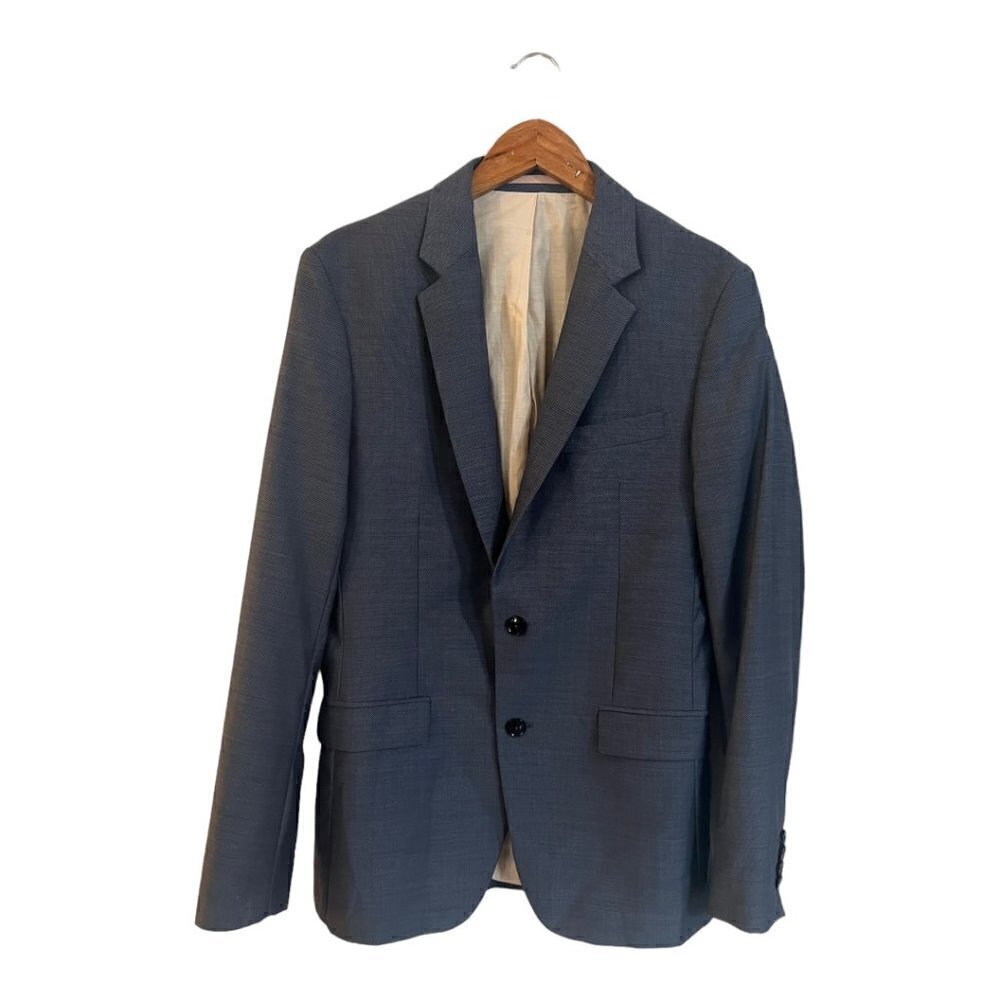 Zara Man Blazer Sportscoat Jacket Blue Size 40